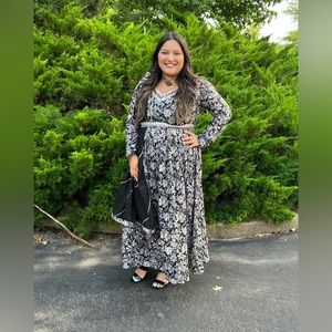 Flare cotton anarkali 4 piece set